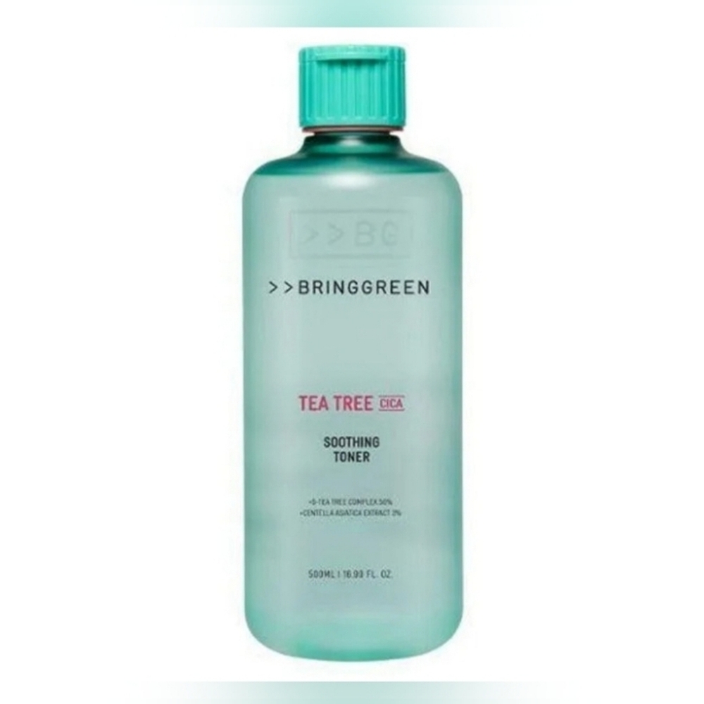 BringGreen Tea Tree Cica Soothing Toner 8.45oz / 250ml BNIB